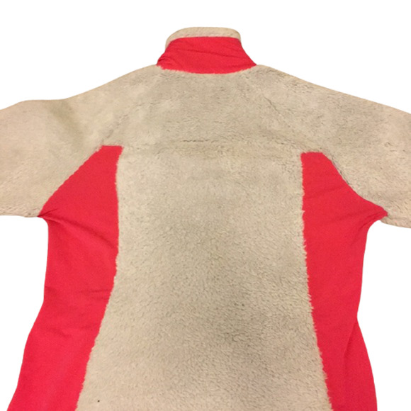 Columbia Sherpa Full Zip Up Jacket Pink and White Women's Size XS - Picture 2 of 3